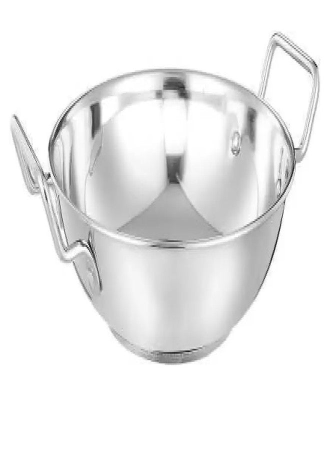 Sprucezone Magic Stainless Steel Kadhai Kadai for Cooking/Serving Kadhai (Stainless Steel, Non-Stick, Induction Bottom) (2 L Capacity) - Image 1